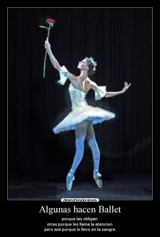 Algunas hacen Ballet -