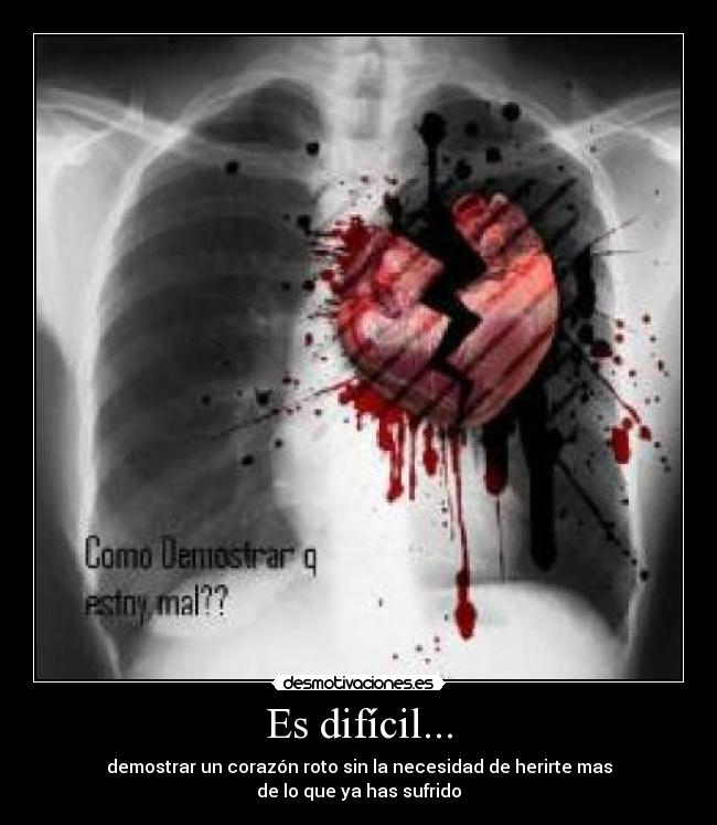carteles pobre corazon roto desmotivaciones