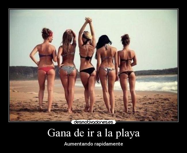 Gana de ir a la playa -