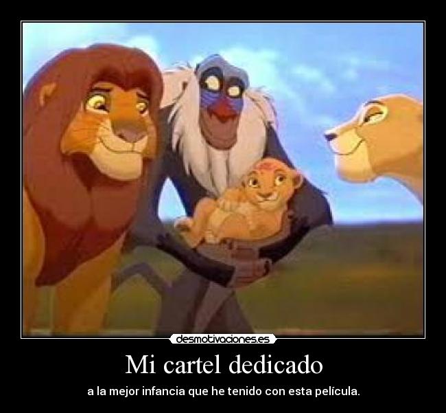 Mi cartel dedicado -