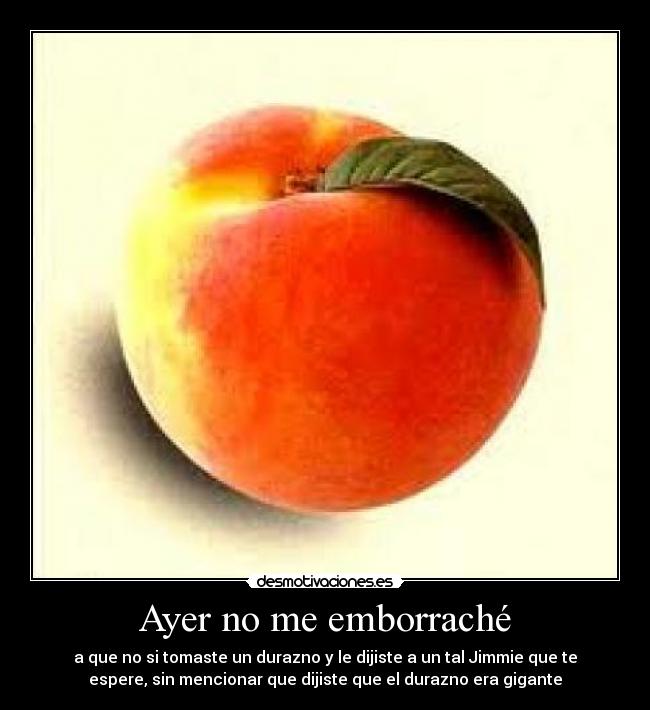 Ayer no me emborraché -