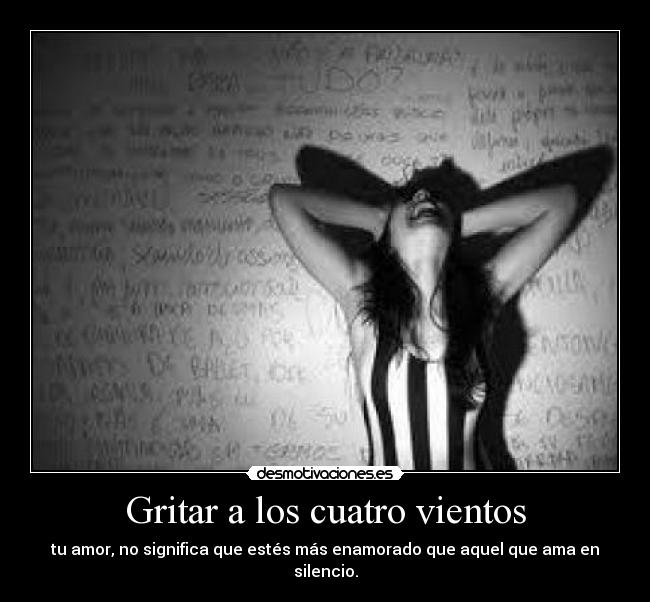 Gritar a los cuatro vientos - 
