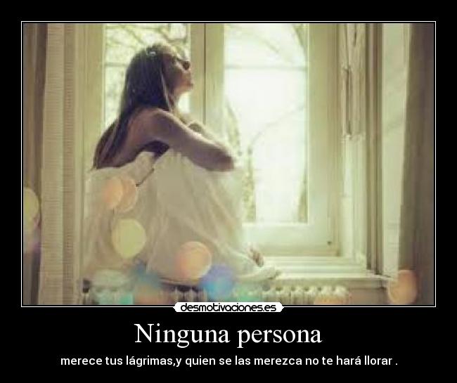 Ninguna persona -