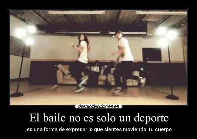 El baile no es solo un deporte -