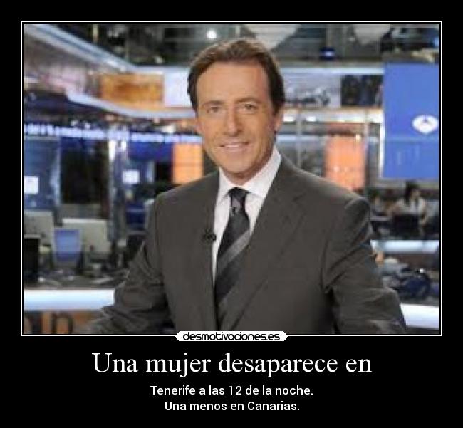 Una mujer desaparece en -