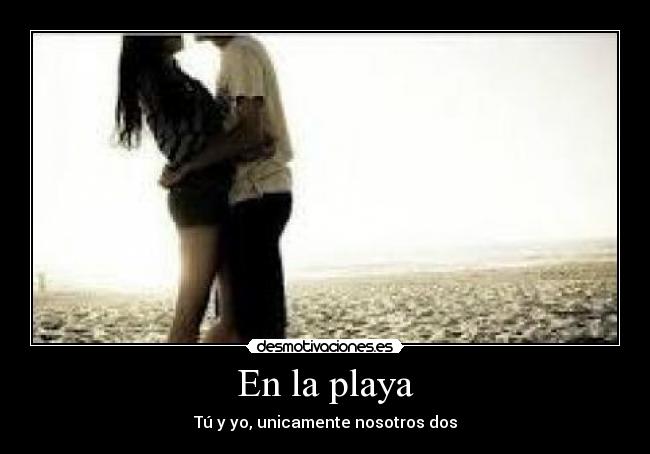 En la playa - 