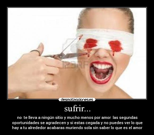 sufrir... - 