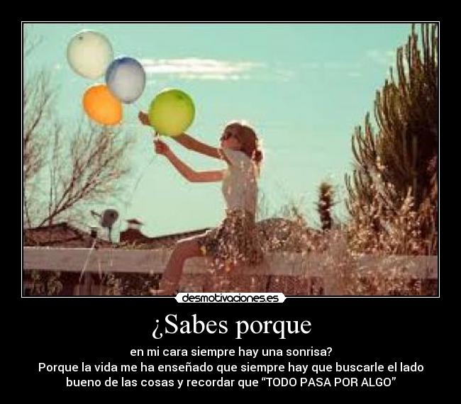 ¿Sabes porque -