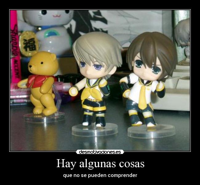 Hay algunas cosas - que no se pueden comprender
