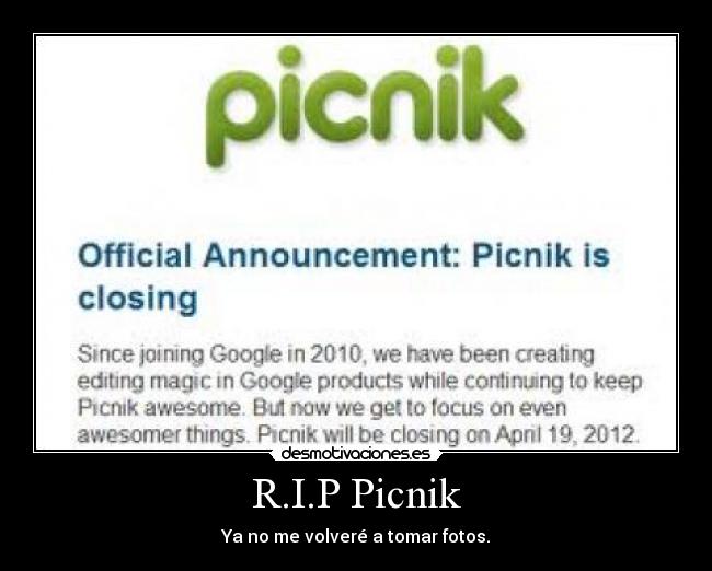 carteles picnik desmotivaciones