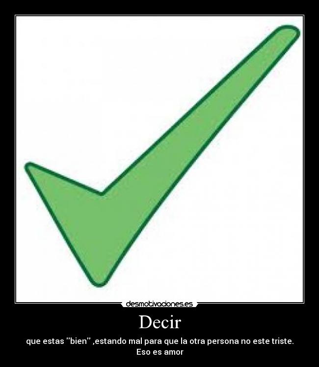Decir -