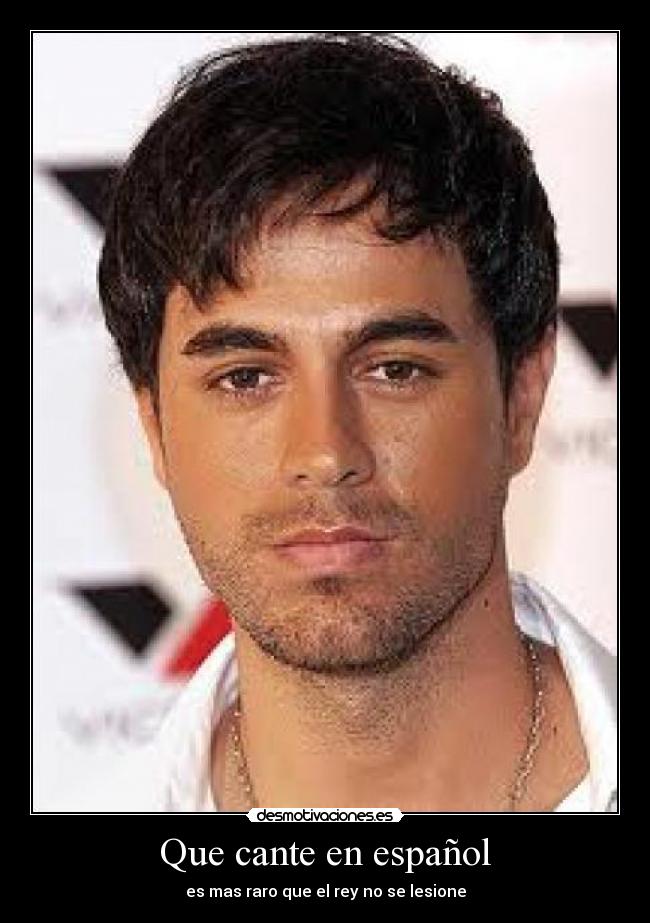 Que cante en español - 