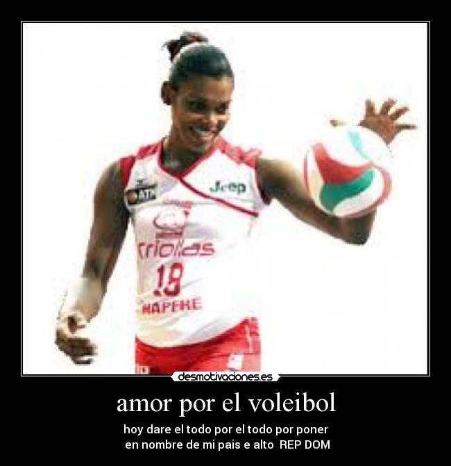 amor por el voleibol Desmotivaciones