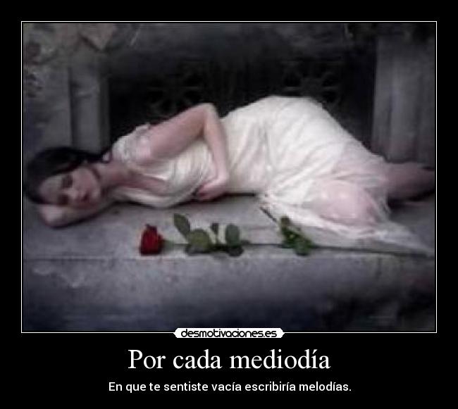 Por cada mediodía -