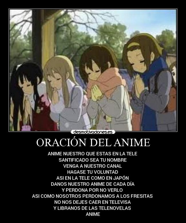 ORACIÓN DEL ANIME - 