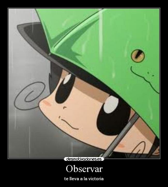 Observar - te lleva a la victoria