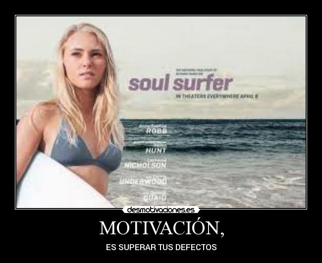 MOTIVACIÓN, - ES SUPERAR TUS DEFECTOS