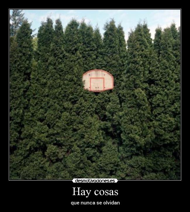 Hay cosas - que nunca se olvidan