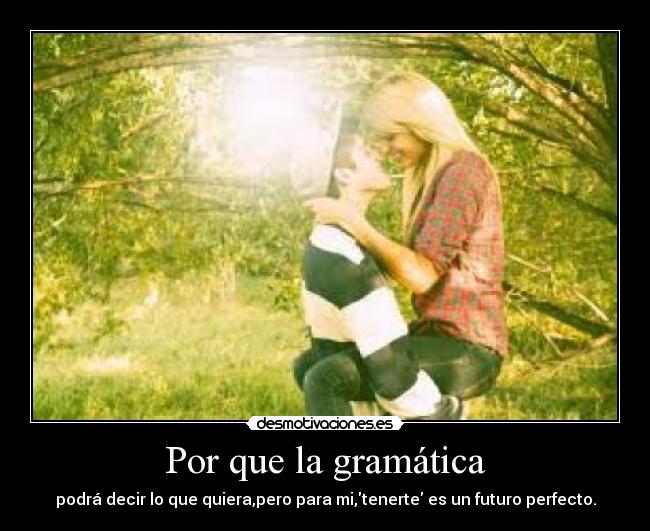 Por que la gramática - 
