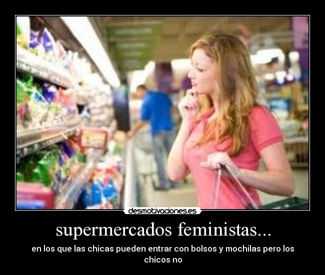 supermercados feministas... -