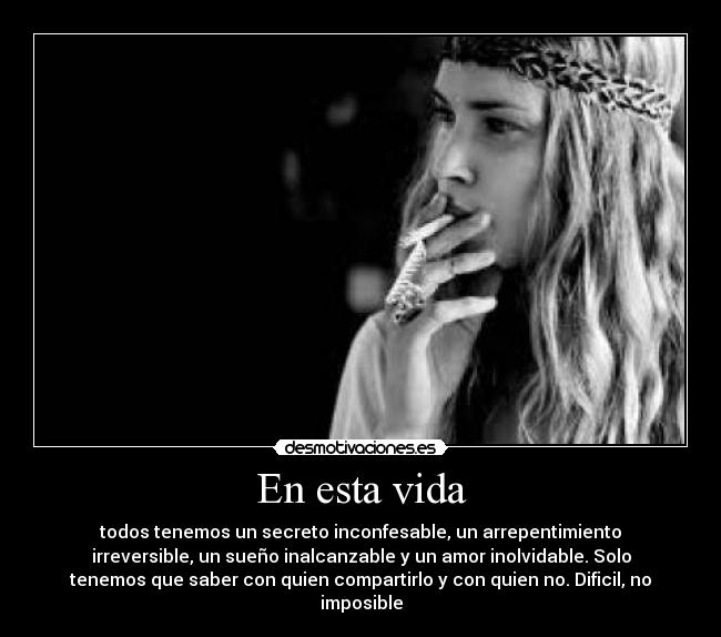 En esta vida -