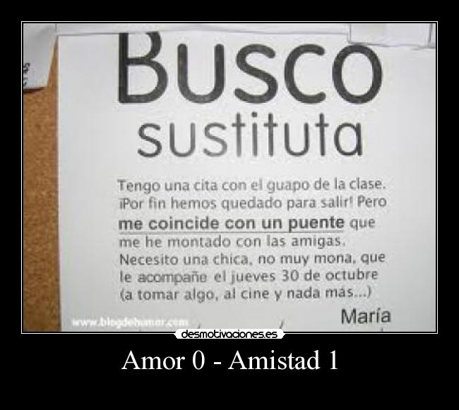 carteles amor amistad amor amistad desmotivaciones
