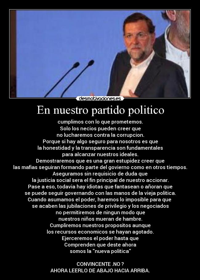 En nuestro partido politico - 