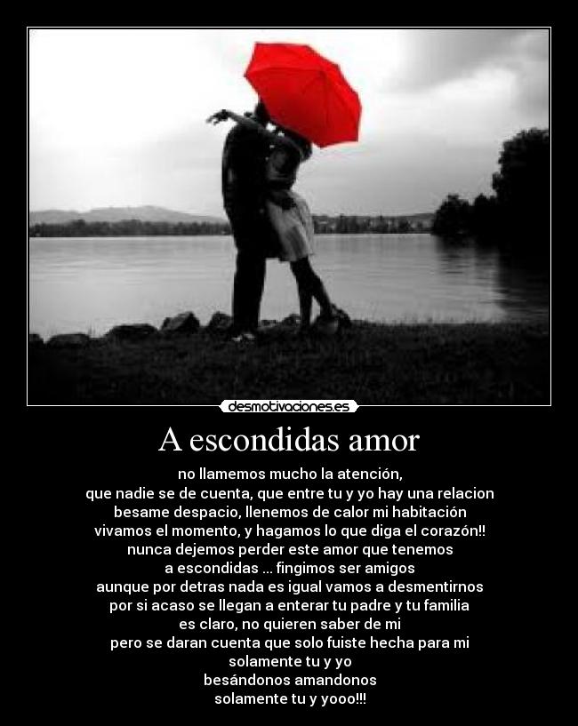 Amor A Escondidas