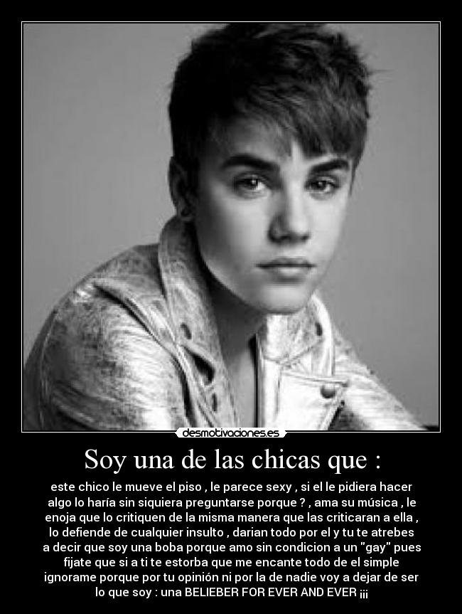 carteles belieber sexy ama desmotivaciones