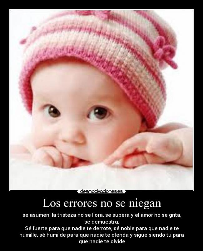 Los errores no se niegan - 