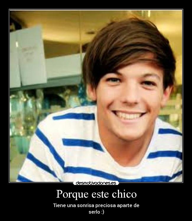 Porque este chico -