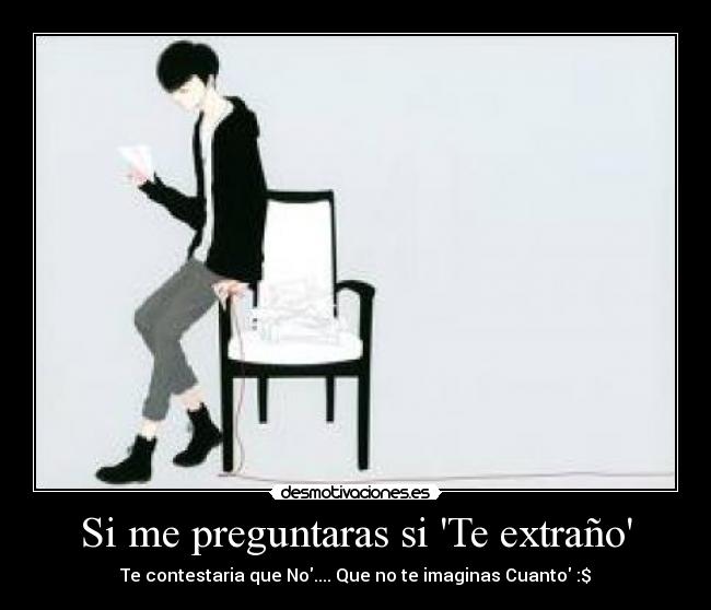 Si me preguntaras si Te extraño - 