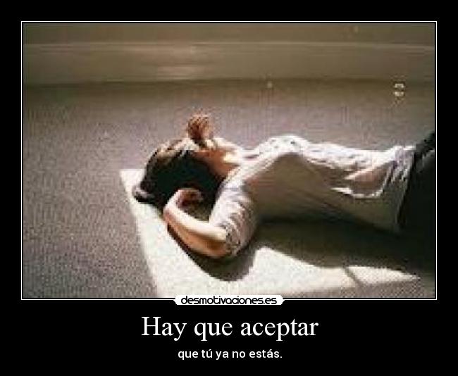 Hay que aceptar - 