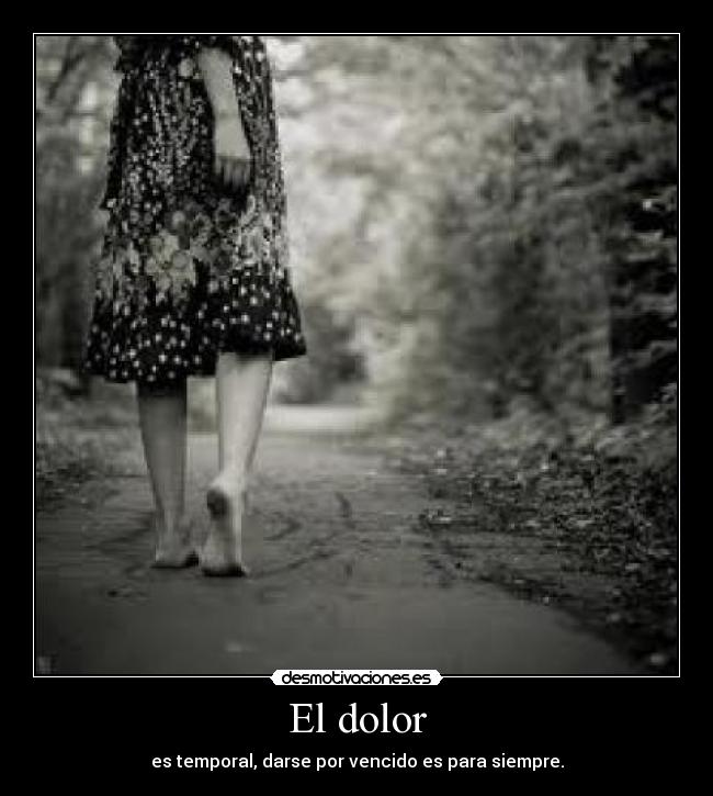 El dolor -