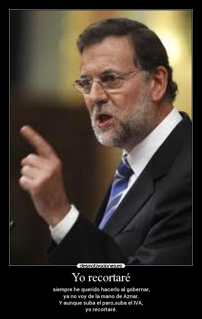 carteles recortar rajoy anda desmotivaciones