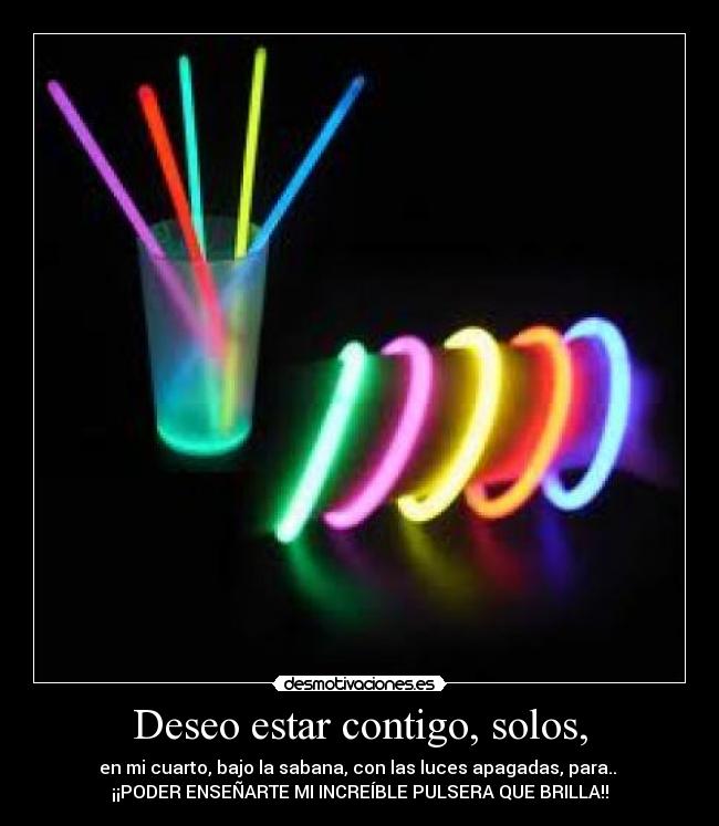 Deseo estar contigo, solos, -