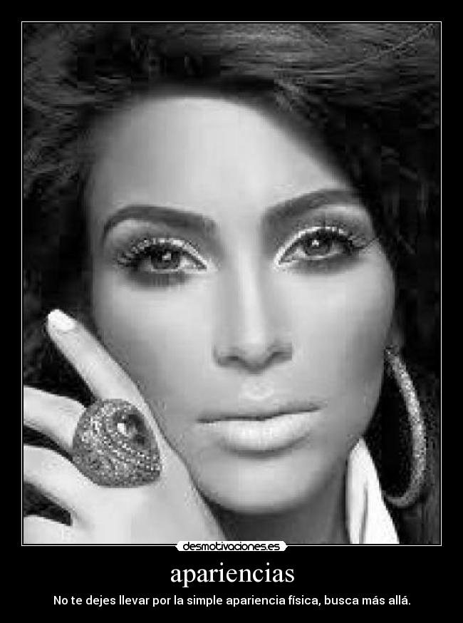 apariencias -