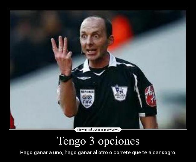 carteles arbitros ciegos desmotivaciones