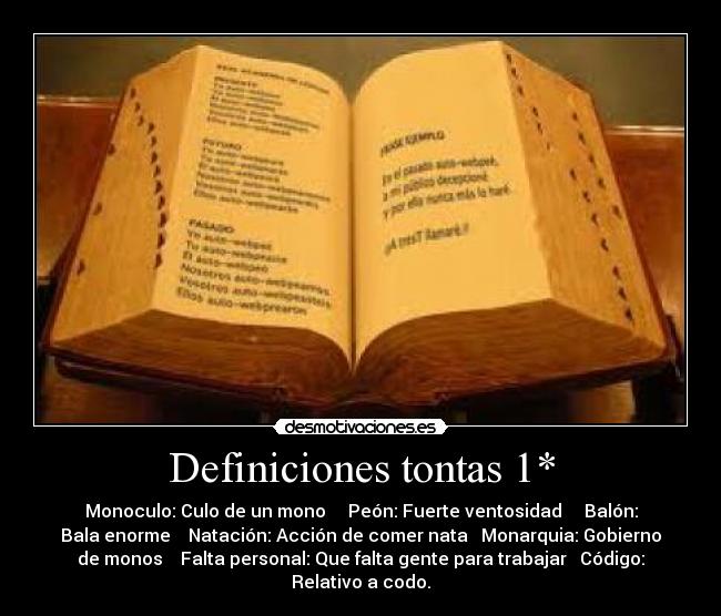 Definiciones tontas 1* -