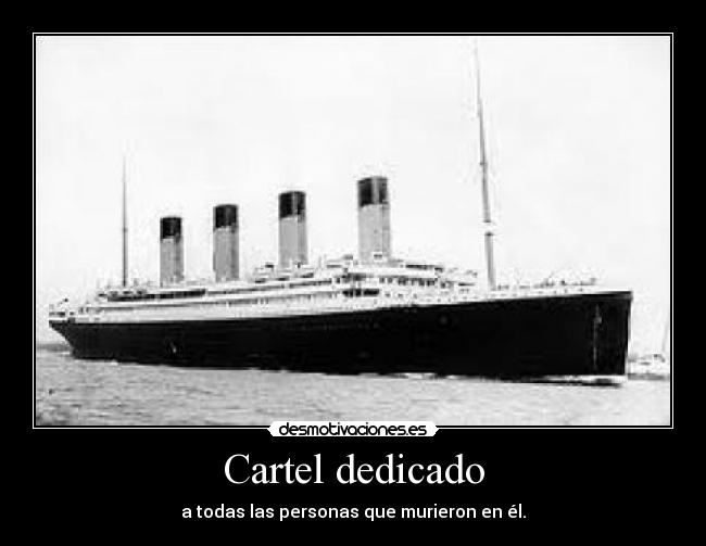 Cartel dedicado - 