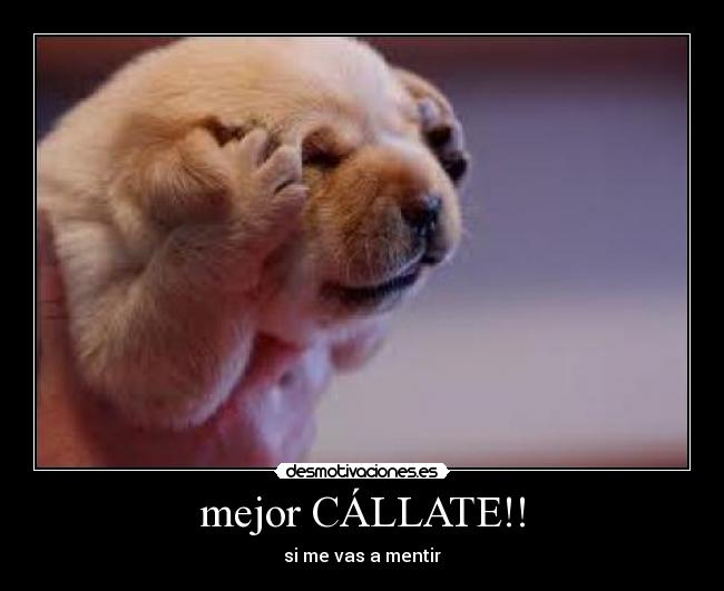 mejor CÁLLATE!! - 