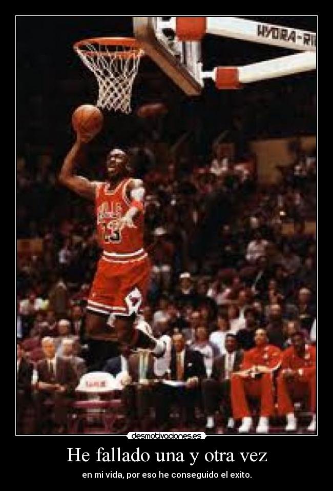 He fallado una y otra vez - 
