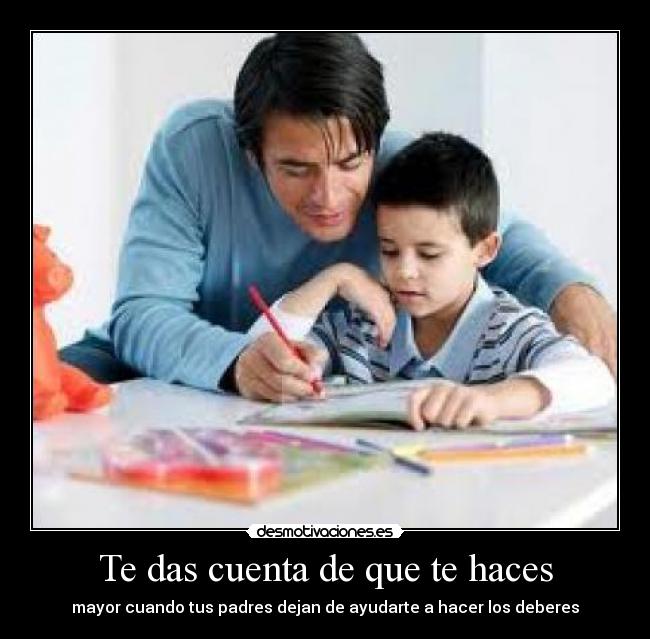 Te das cuenta de que te haces - 