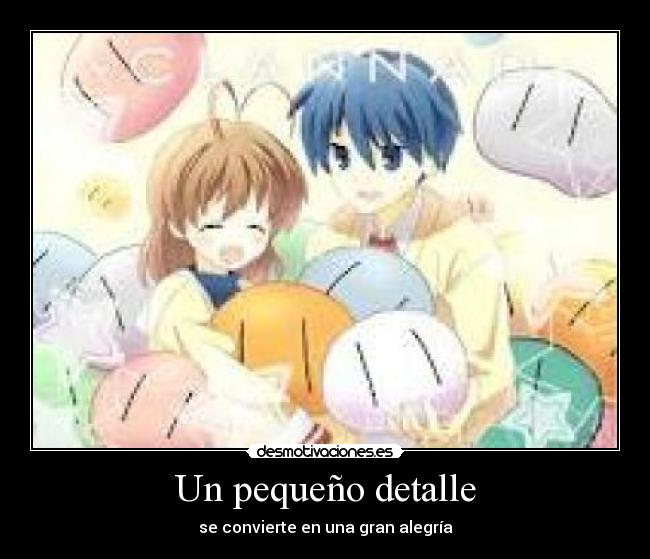 Un pequeño detalle - 