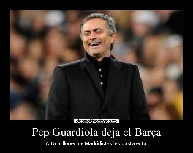 Pep Guardiola deja el Barça - 