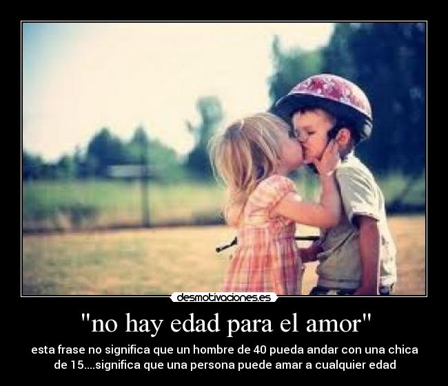 no hay edad para el amor -