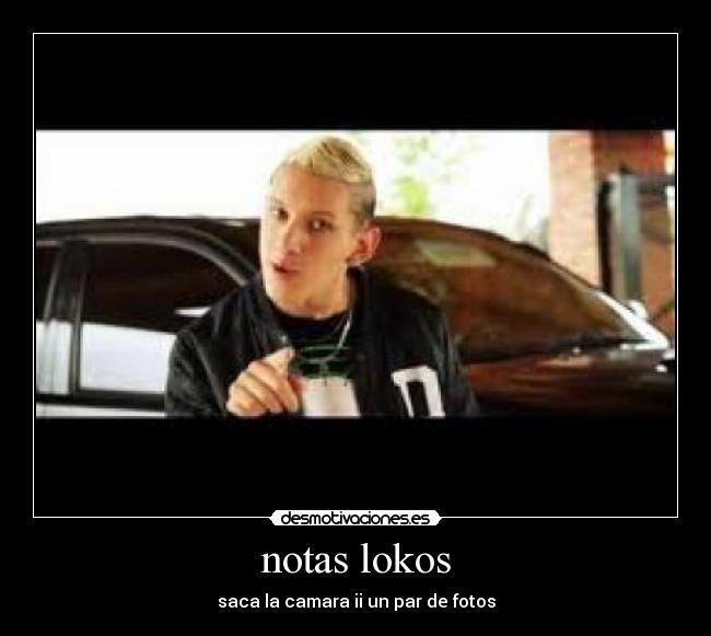 notas lokos - saca la camara ii un par de fotos