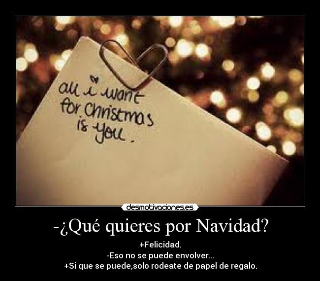 -¿Qué quieres por Navidad? - 