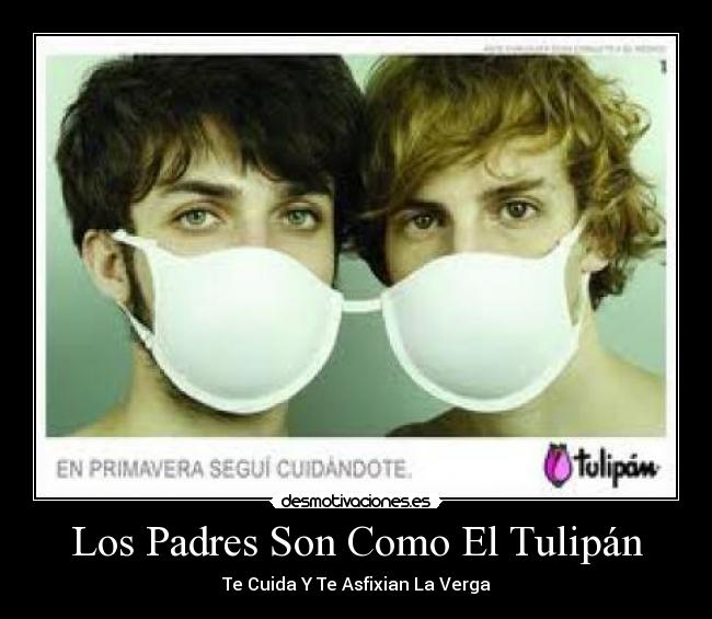 Los Padres Son Como El Tulipán - Te Cuida Y Te Asfixian La Verga