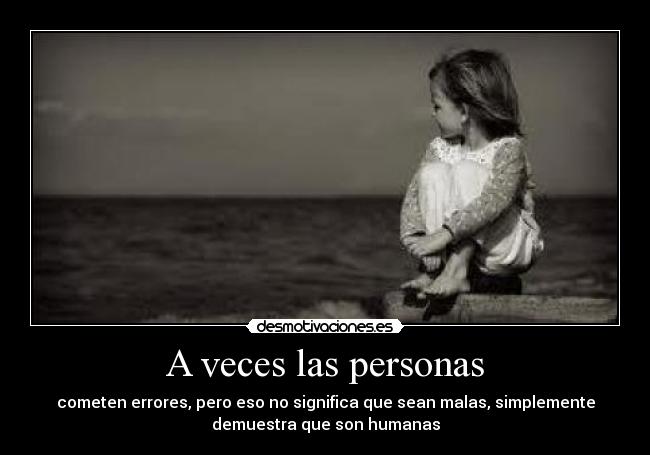 A veces las personas - 